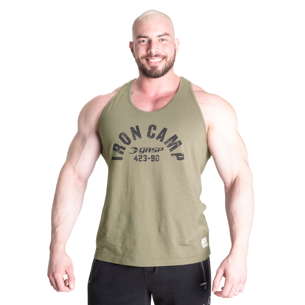 GASP Throwback tank Washed Green