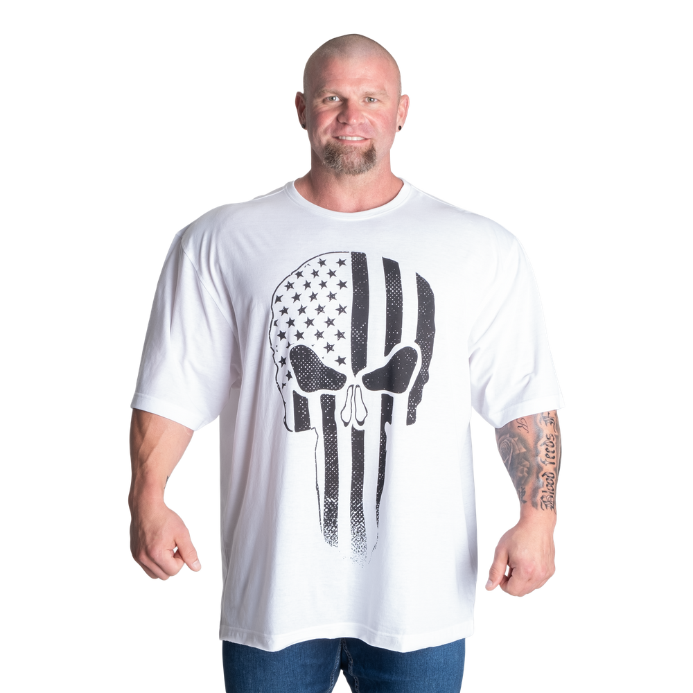 GASP Skull Division Iron Tee White