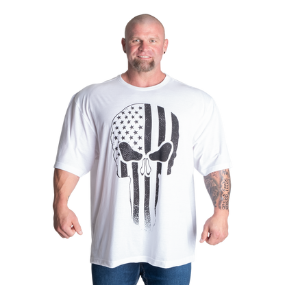 GASP Skull Division Iron Tee White