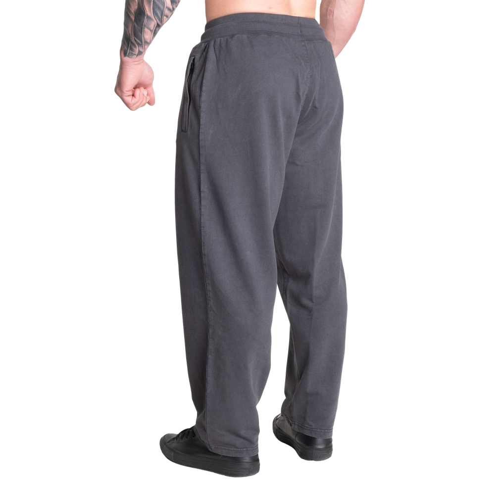 GASP Acid Logo Sweatpant Acid washed black