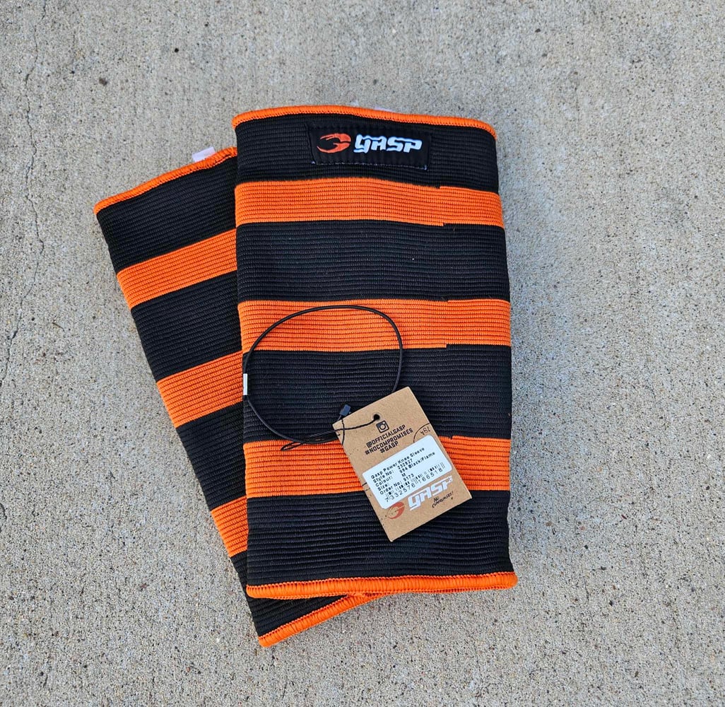 GASP Power Knee Sleeves Black/Flame