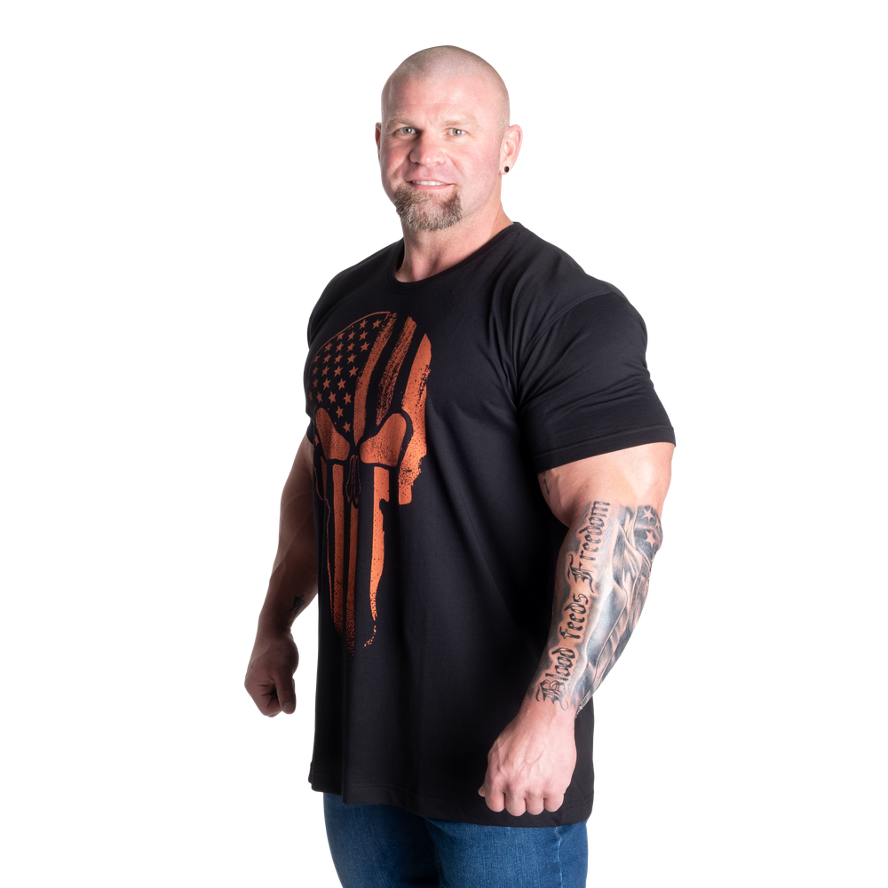GASP Skull Standard Tee Black/Flame