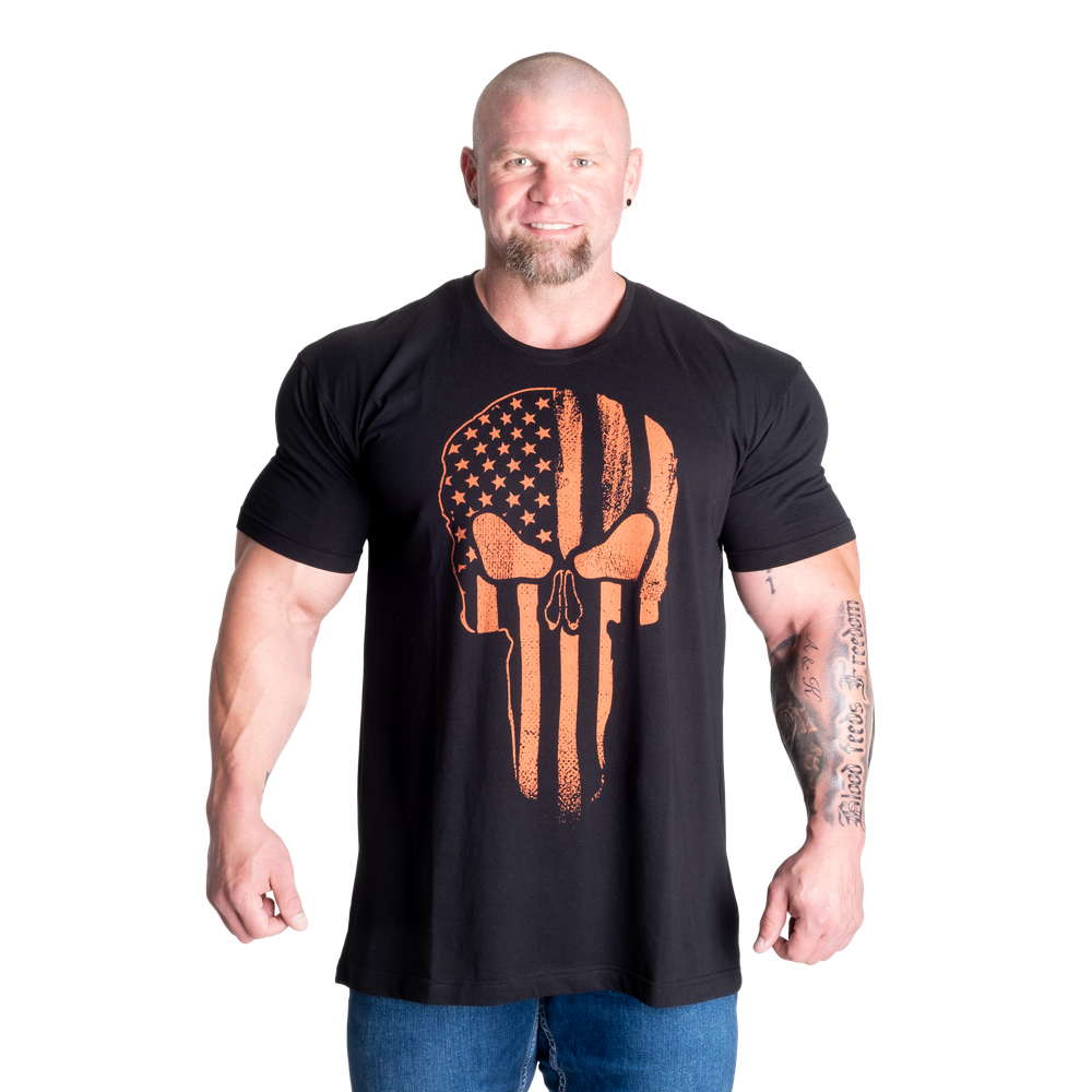 GASP Skull Standard Tee Black/Flame