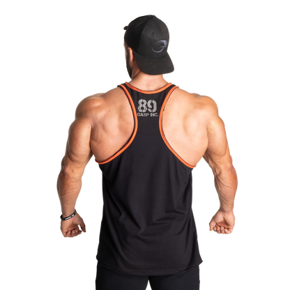 GASP Division Jersey Tank Black/Flame