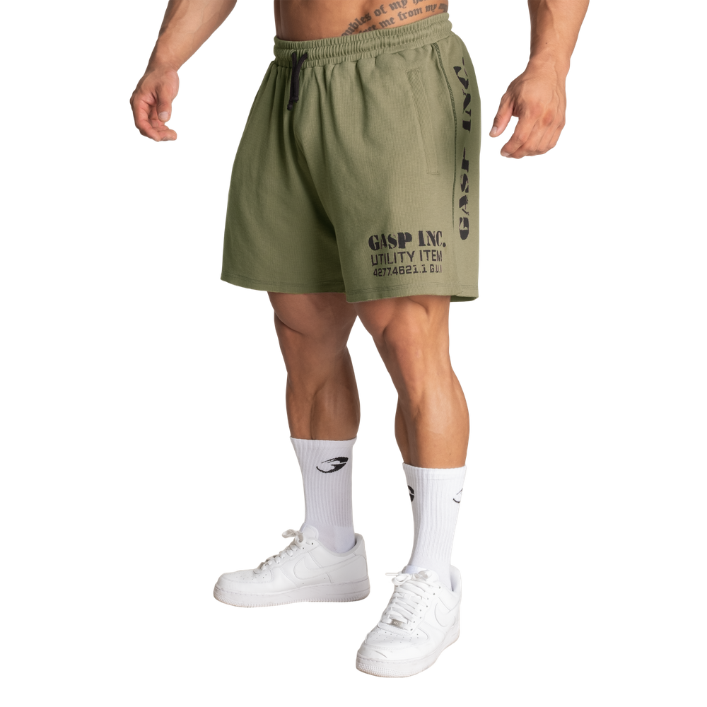 GASP Thermal Shorts 6" Washed Green