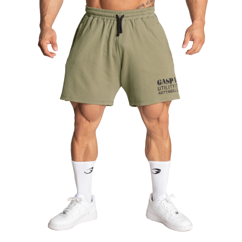 GASP Thermal Shorts 6" Washed Green