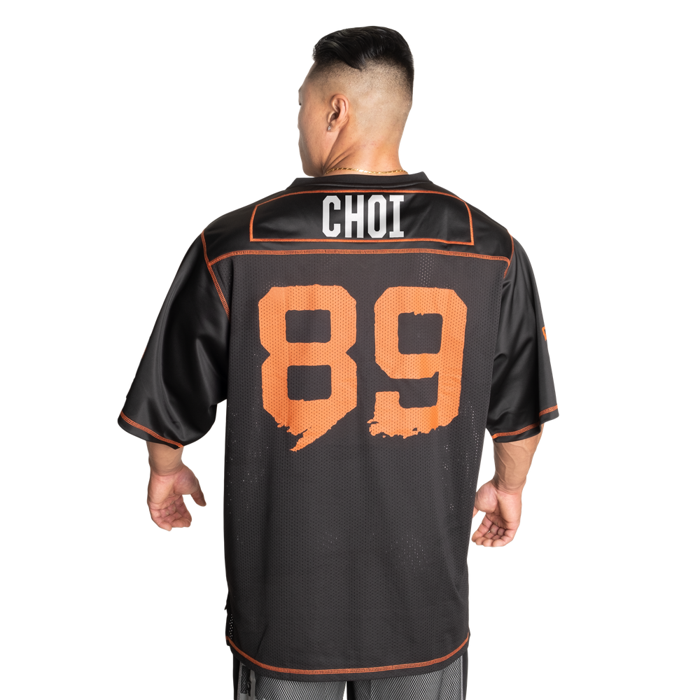 GASP No1 Football Tee CUSTOMIZABLE Black/Flame