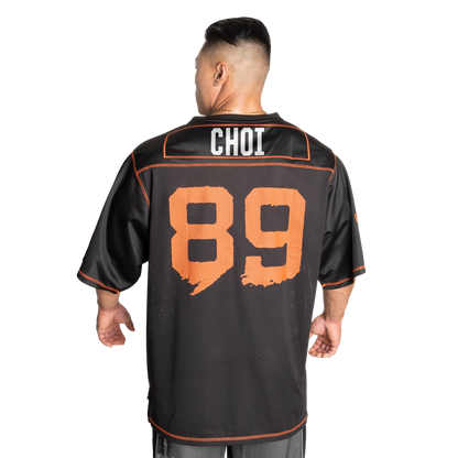 GASP No1 Football Tee CUSTOMIZABLE Black/Flame