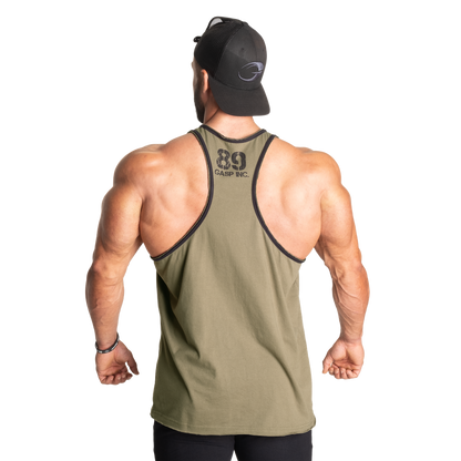 GASP Division Jersey Tank Washed Green