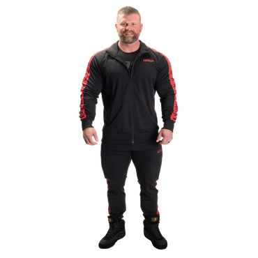 GASP Track Suit Jacket Black/Red