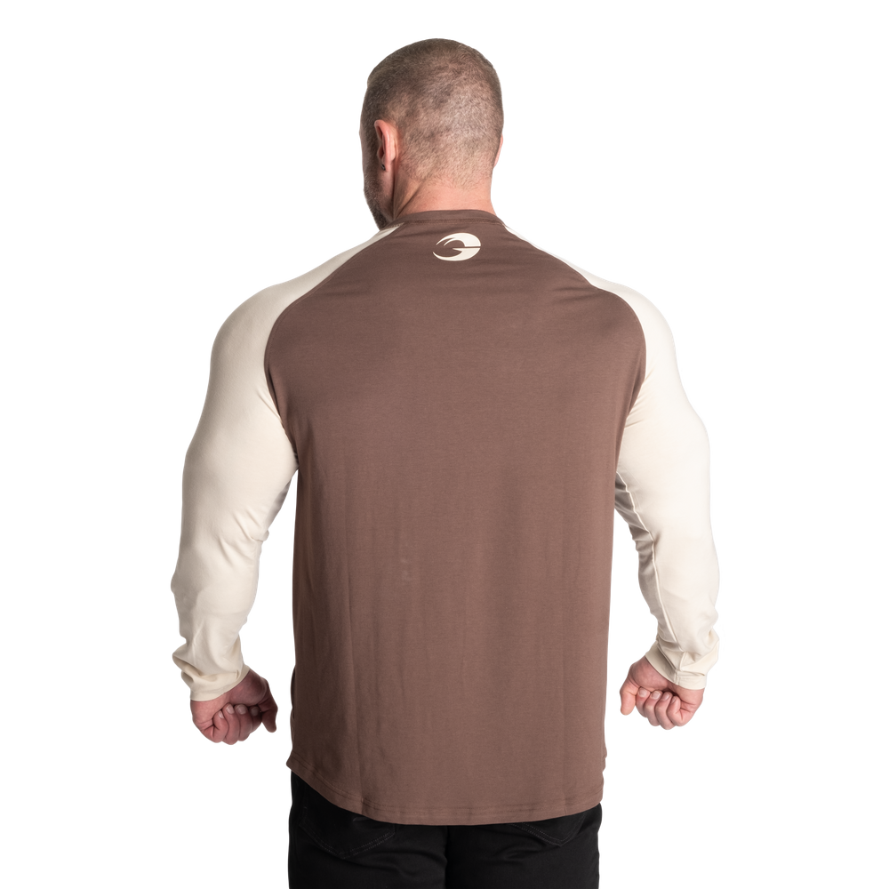 GASP Original Raglan Ls Timber/Light Desert