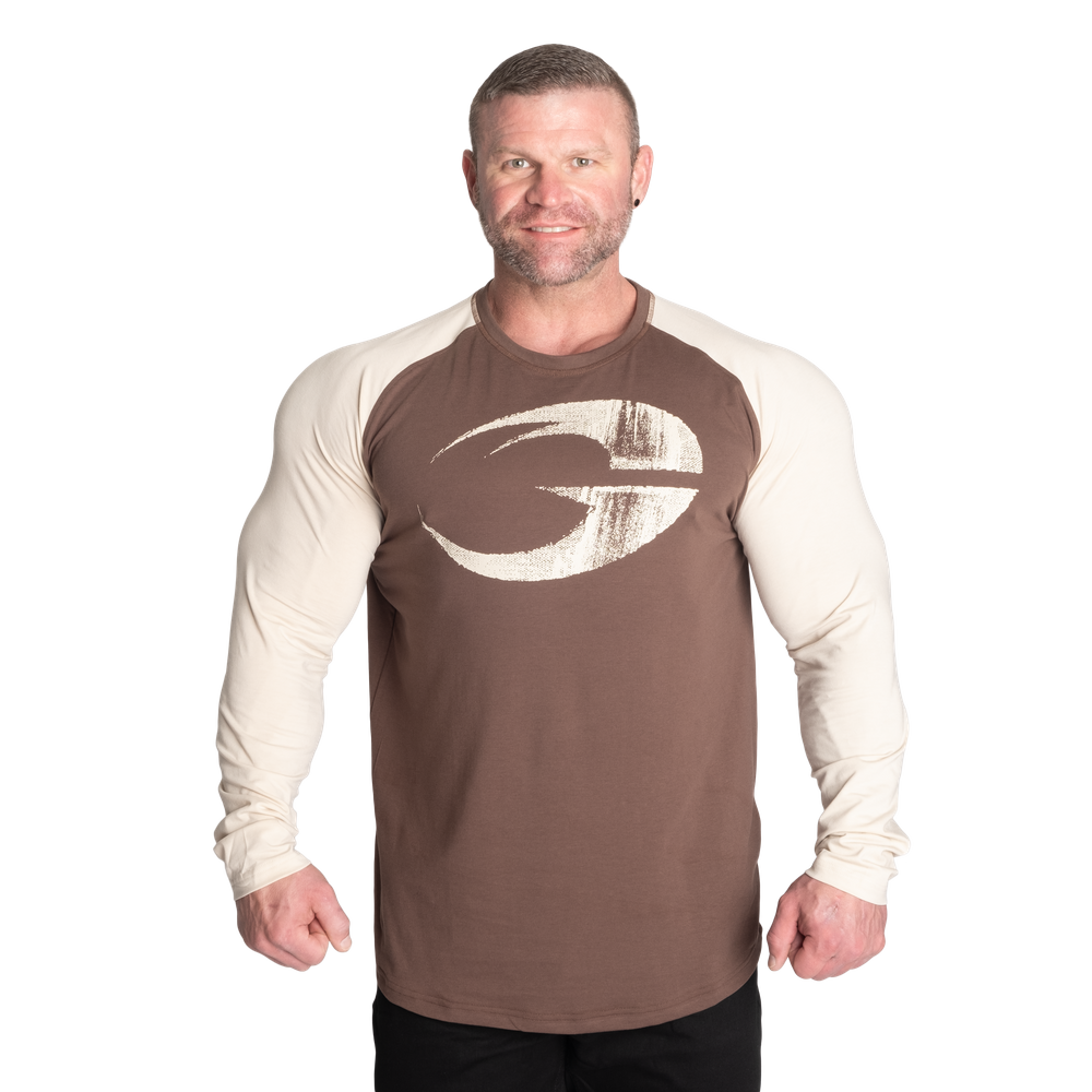 GASP Original Raglan Ls Timber/Light Desert