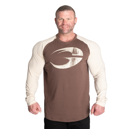GASP Original Raglan Ls Timber/Light Desert