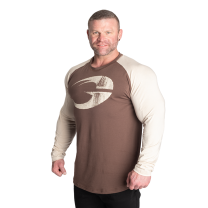 GASP Original Raglan Ls Timber/Light Desert