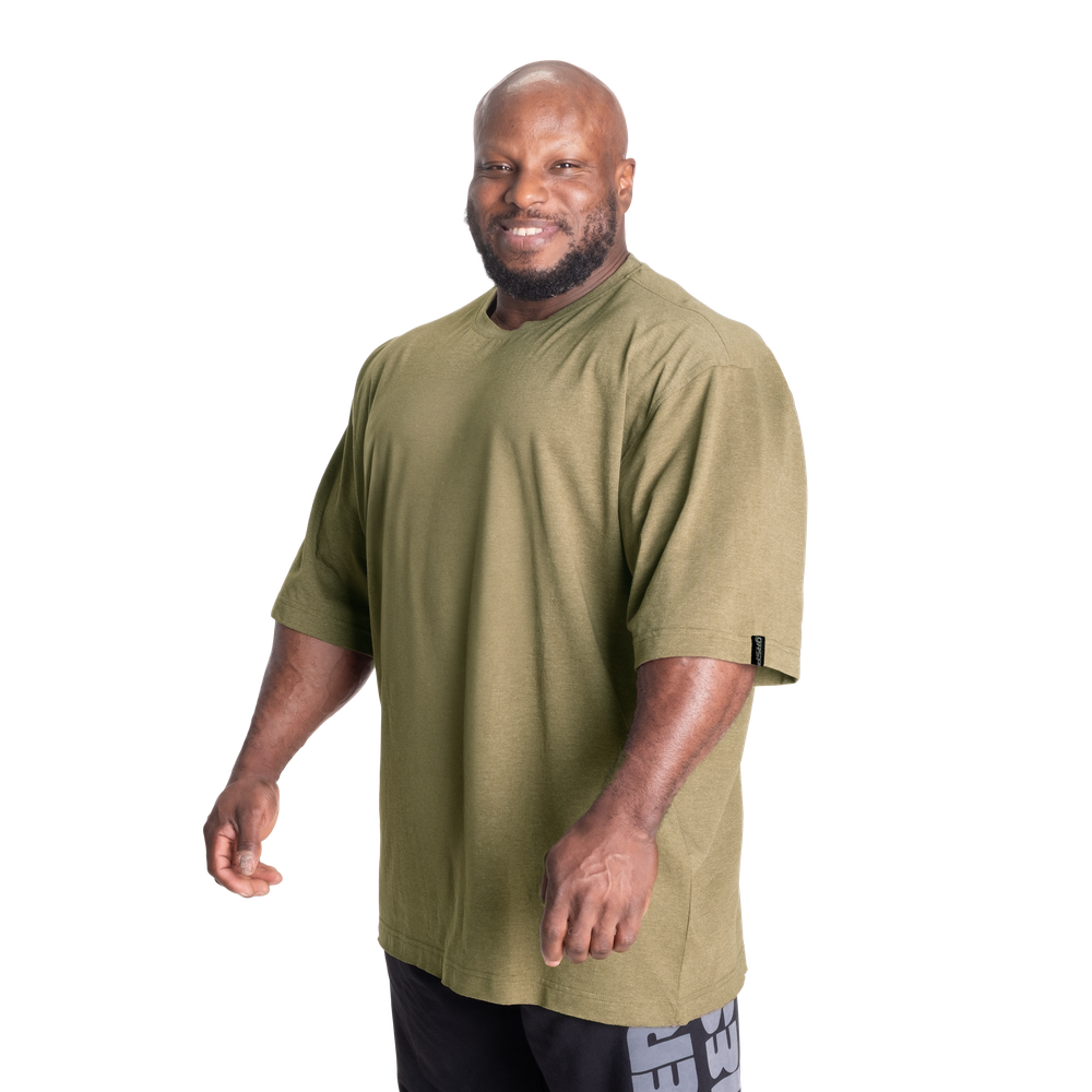 GASP Classic Iron Tee Army Green Melange