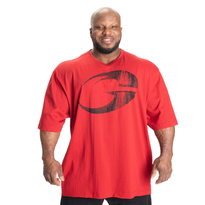 GASP Pump Cover Iron Tee Chili Red