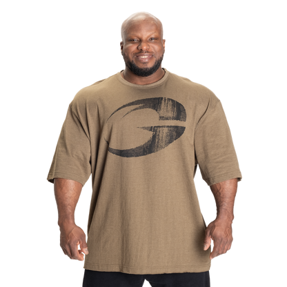 GASP Pump Cover Iron Tee Army Green Melange