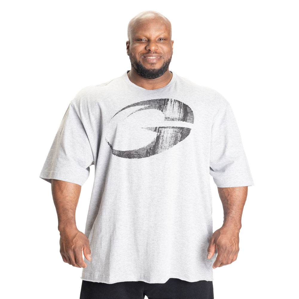 GASP Pump Cover Iron Tee Light Grey Melange
