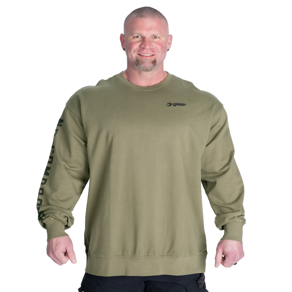 GASP Graphic Crewneck Acid washed green