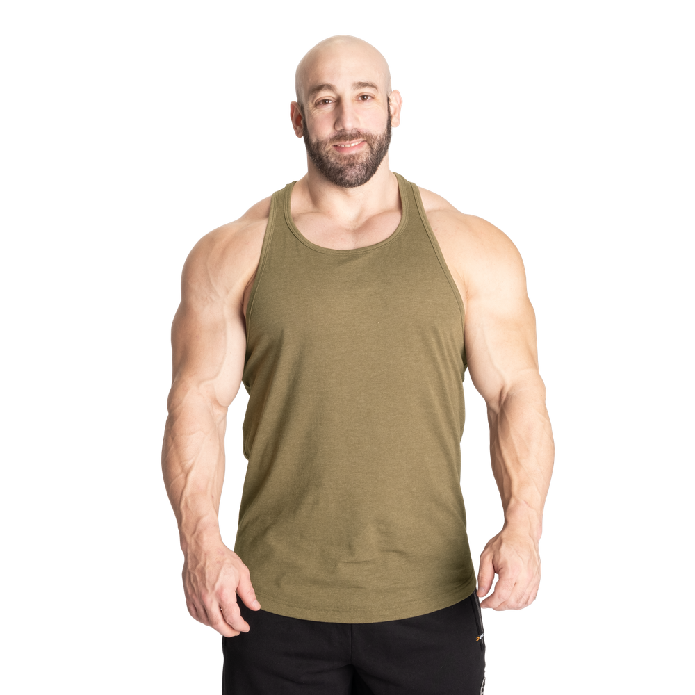 GASP Classic Essential T-Back Army Green Melange