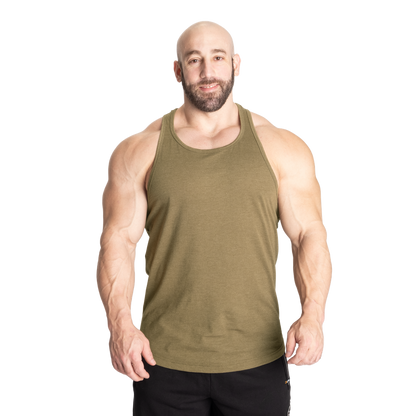 GASP Classic Essential T-Back Army Green Melange