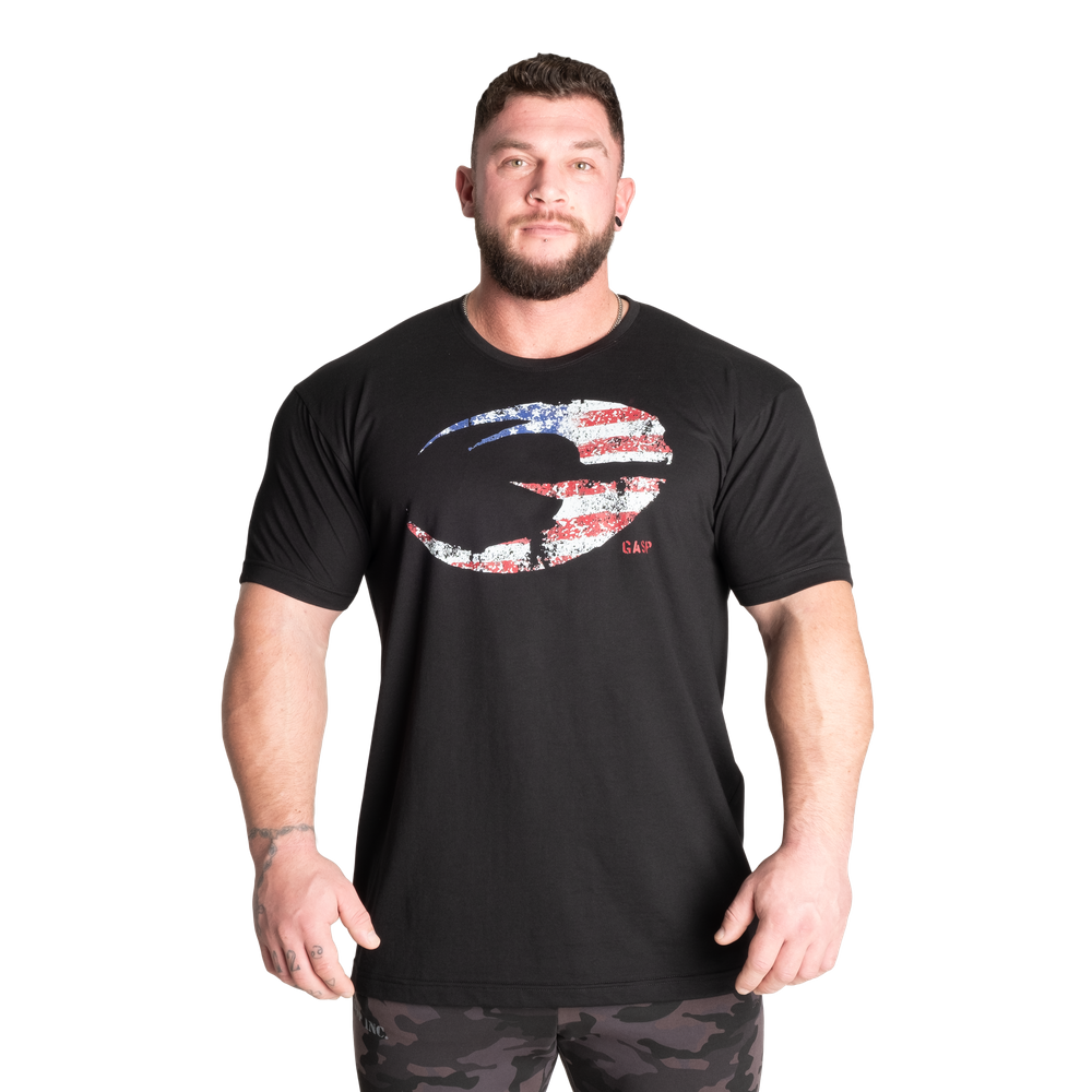 GASP USA Standard Tee Black