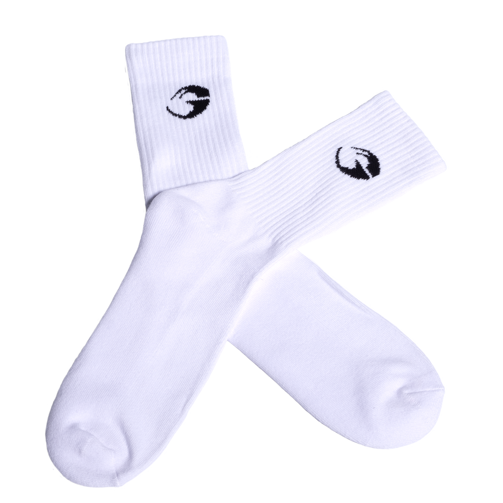 GASP Crew Socks 1-p White