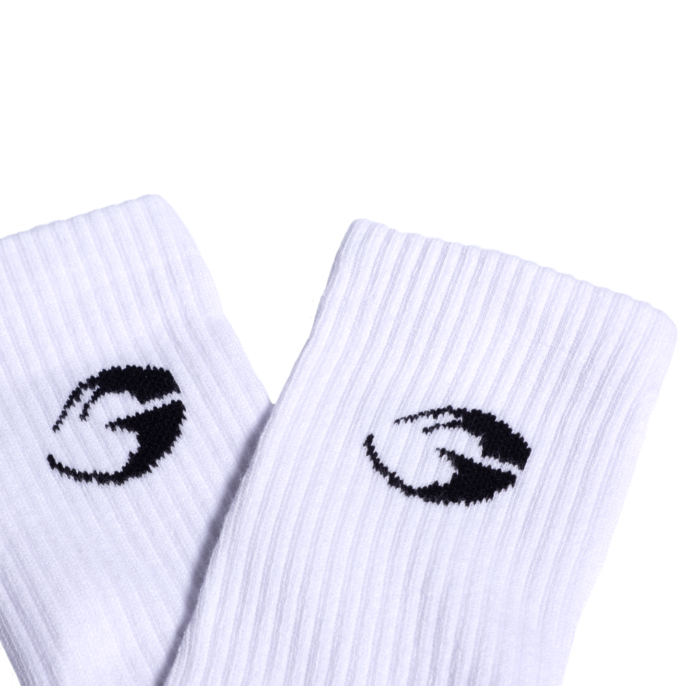 GASP Crew Socks 1-p White