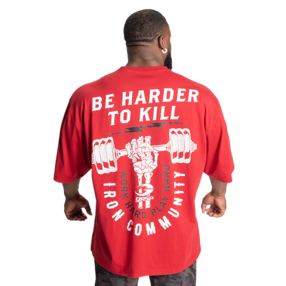 GASP Harder To Kill Iron Tee Chili Red