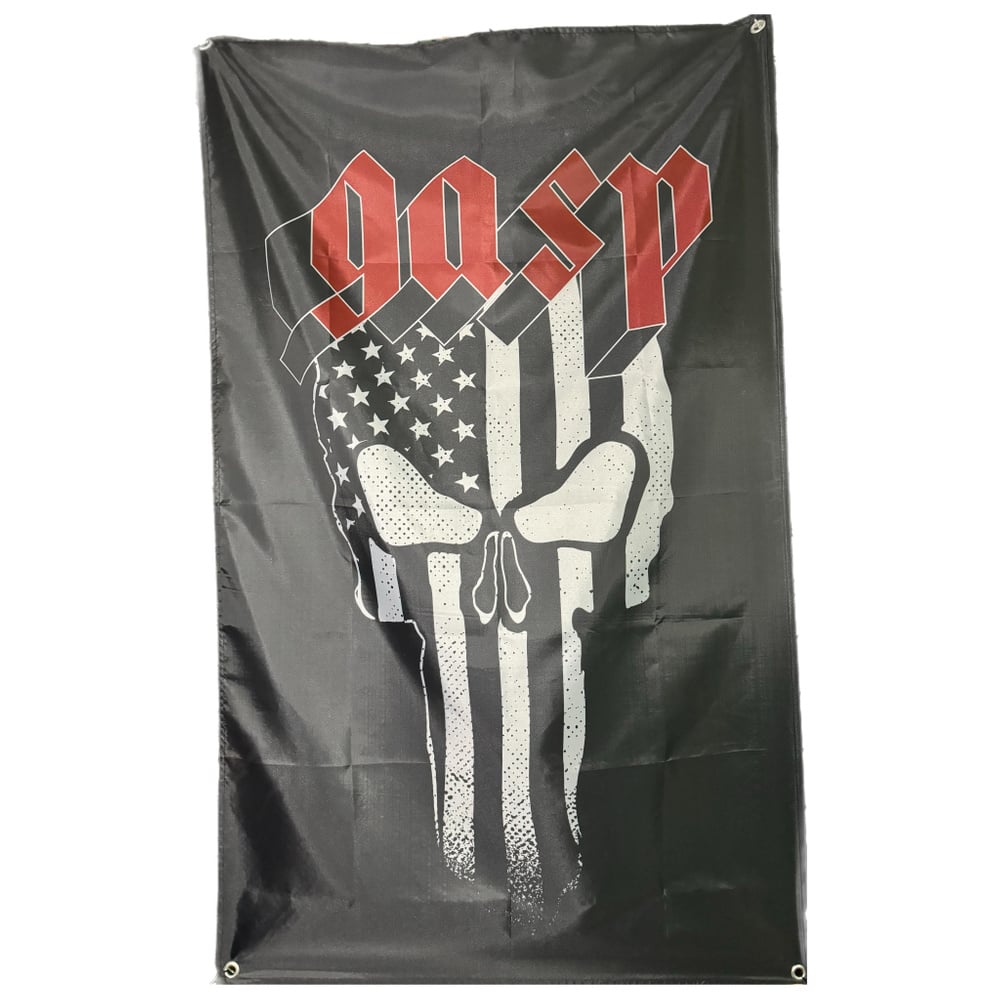GASP Gym Flag Skull