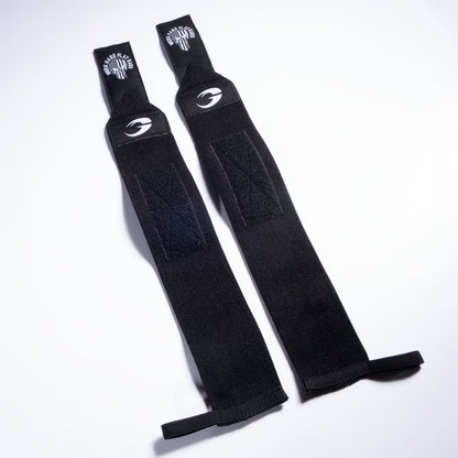 GASP Hardcore Wrist Wraps 18 Inch Black/White