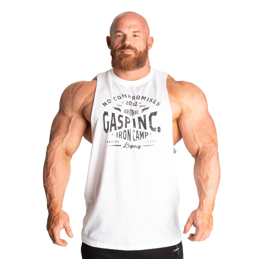 GASP Original Cut Out Tank White