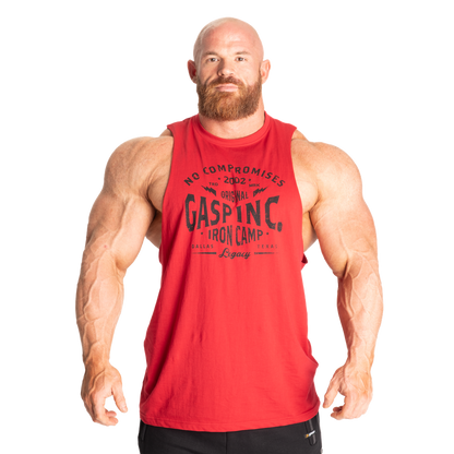 GASP Original Cut Out Tank Chili Red