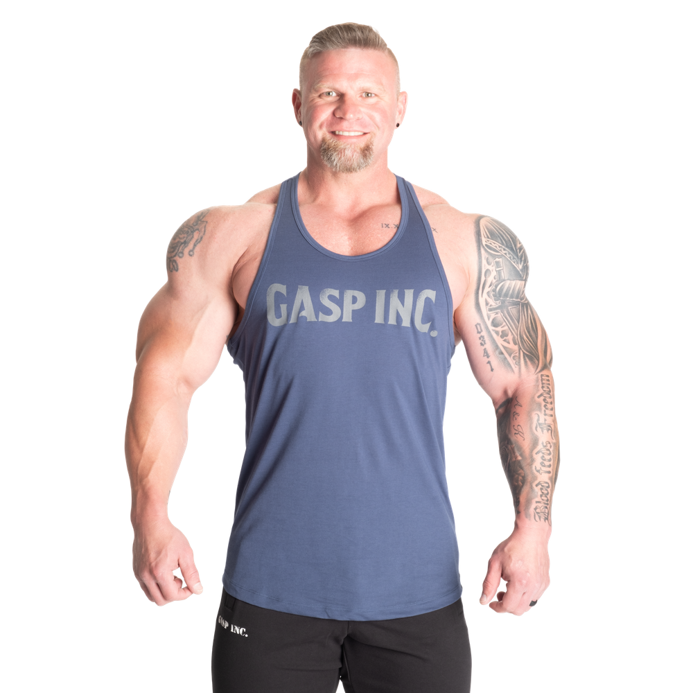 GASP Essential T-Back Sky Blue