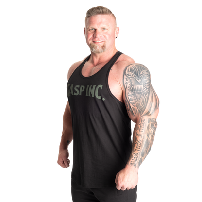 GASP Essential T-Back Black/Green
