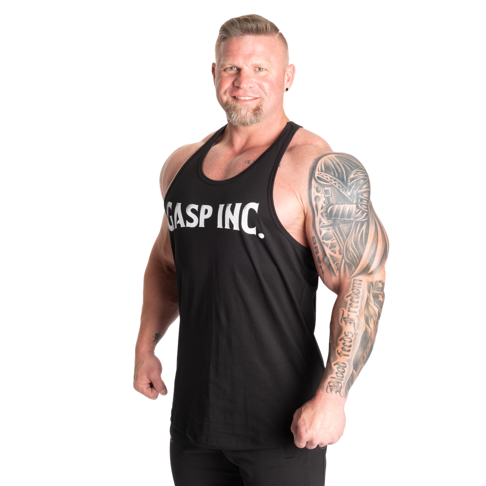 GASP Essential T-Back Black/White