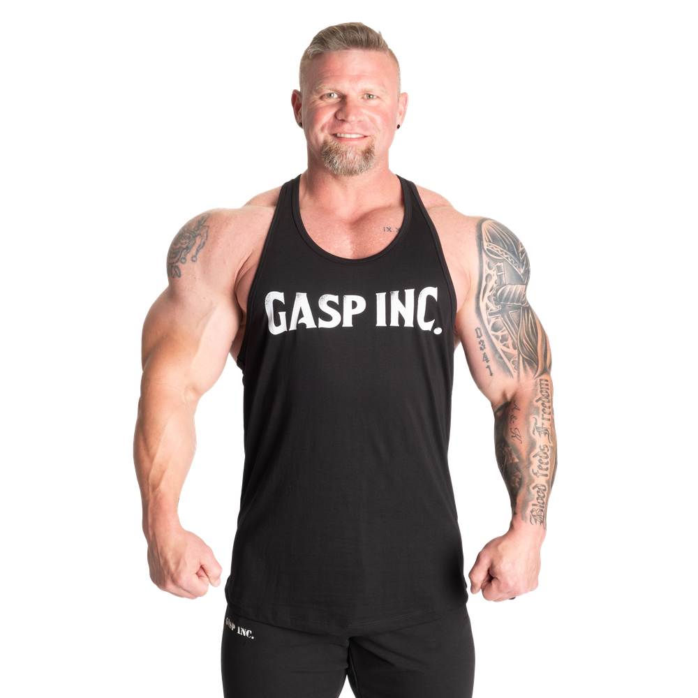 GASP Essential T-Back Black/White