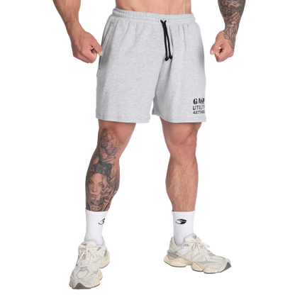 GASP Thermal Shorts 6" Grey Melange
