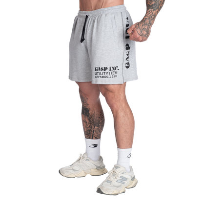 GASP Thermal Shorts 6" Grey Melange