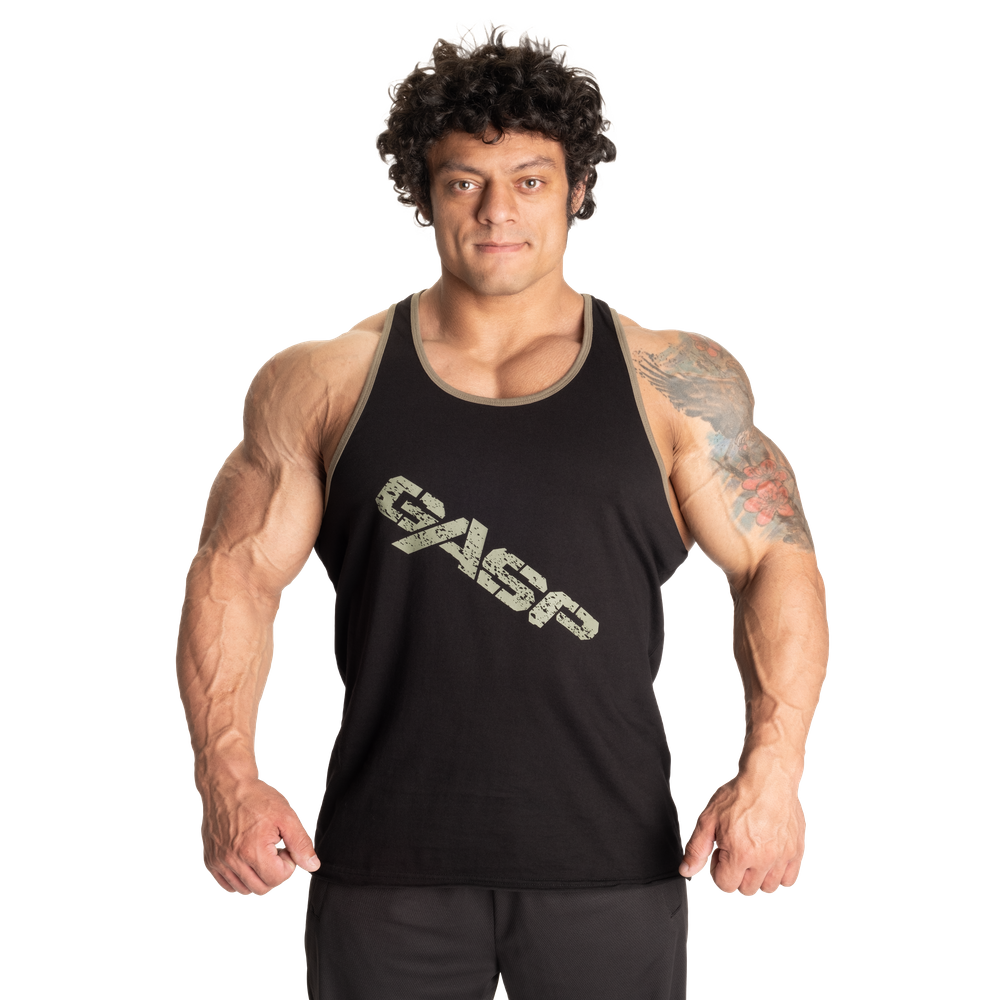 GASP Vintage T-back Black/Green