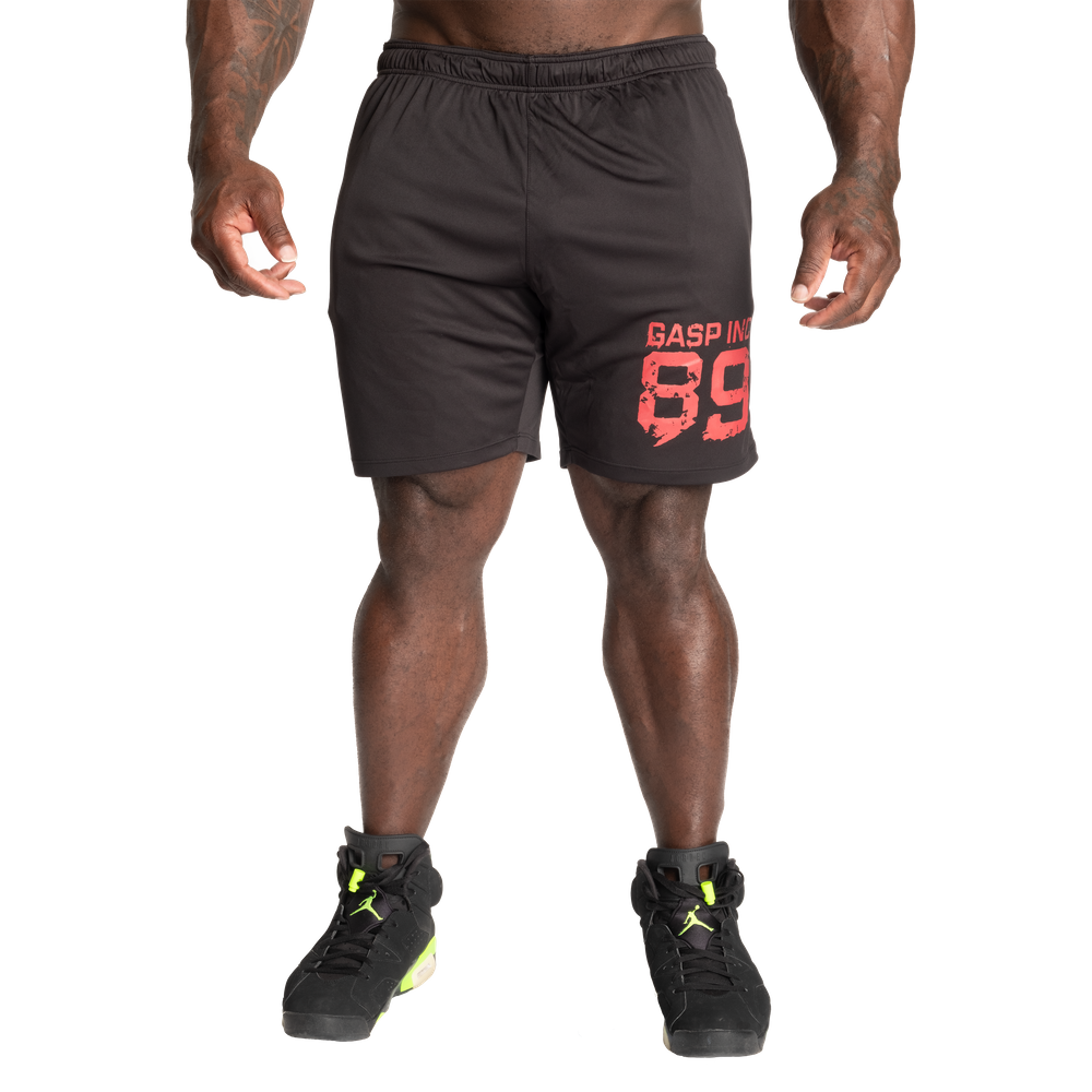 GASP 89 Dynamic Shorts 8" Black/Red