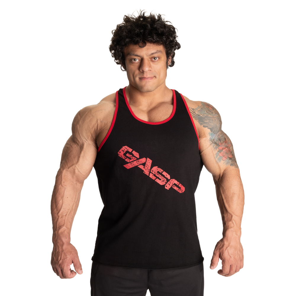 GASP Vintage T-back Black/Red