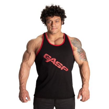 GASP Vintage T-back Black/Red