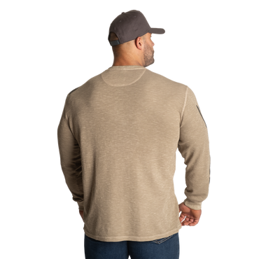 GASP Thermal Henley Washed Desert