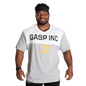 GASP Two Color Original Tee Light Grey Mel/White