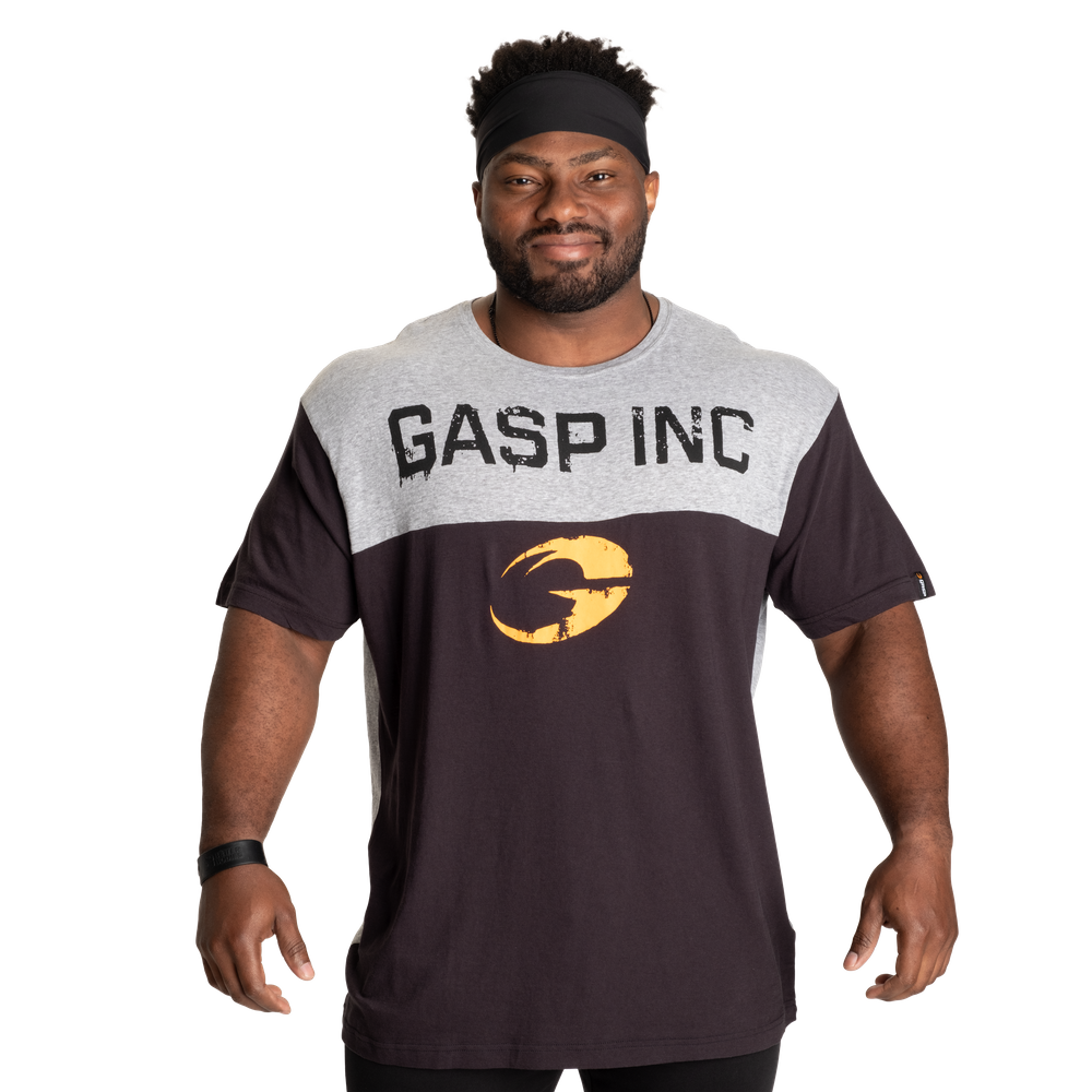 GASP Two Color Original Tee Black/Grey
