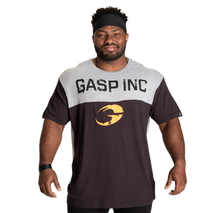 GASP Two Color Original Tee Black/Grey