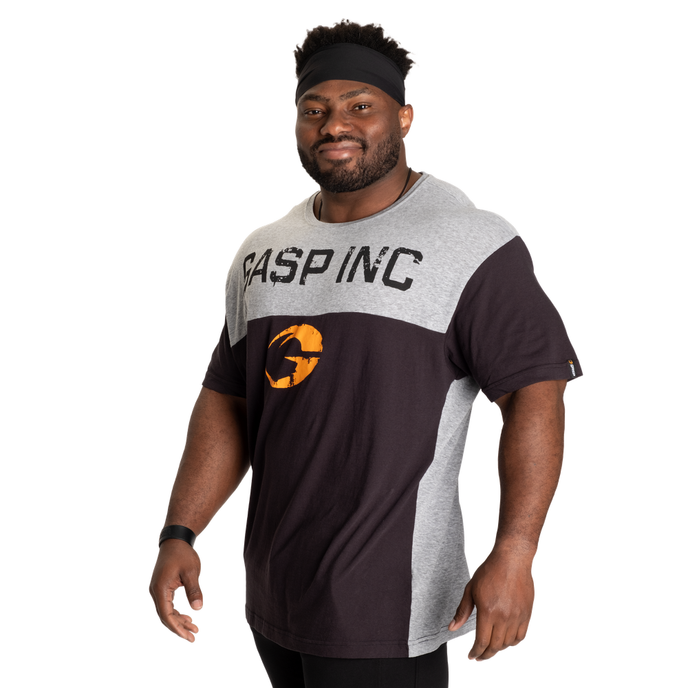 GASP Two Color Original Tee Black/Grey