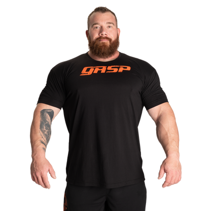 GASP Legacy gym tee Black/Flame