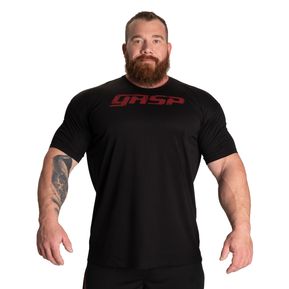 GASP Legacy gym tee Black/Red